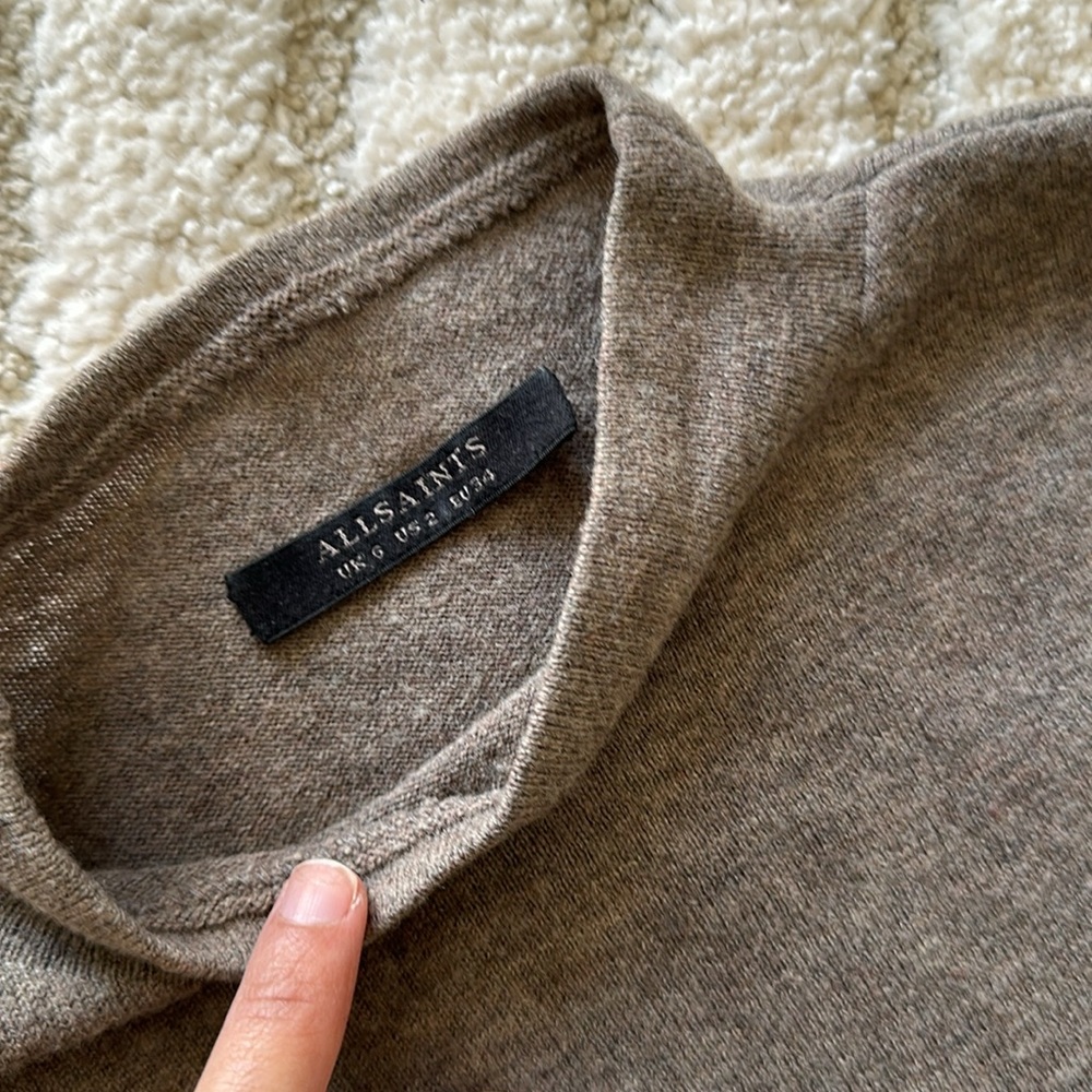 ALL SAINTS wool cashmere dress